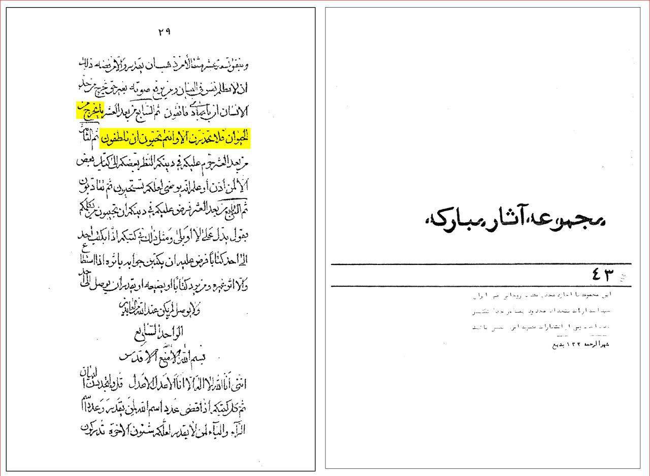 علی محمد باب: از فضولات حیوانات پرهیز نکنید!