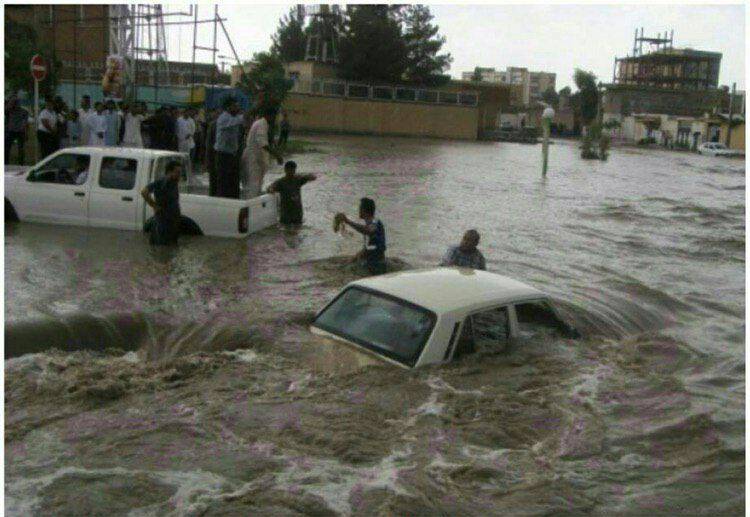 سیل در سیستان و بلوچستان ...
