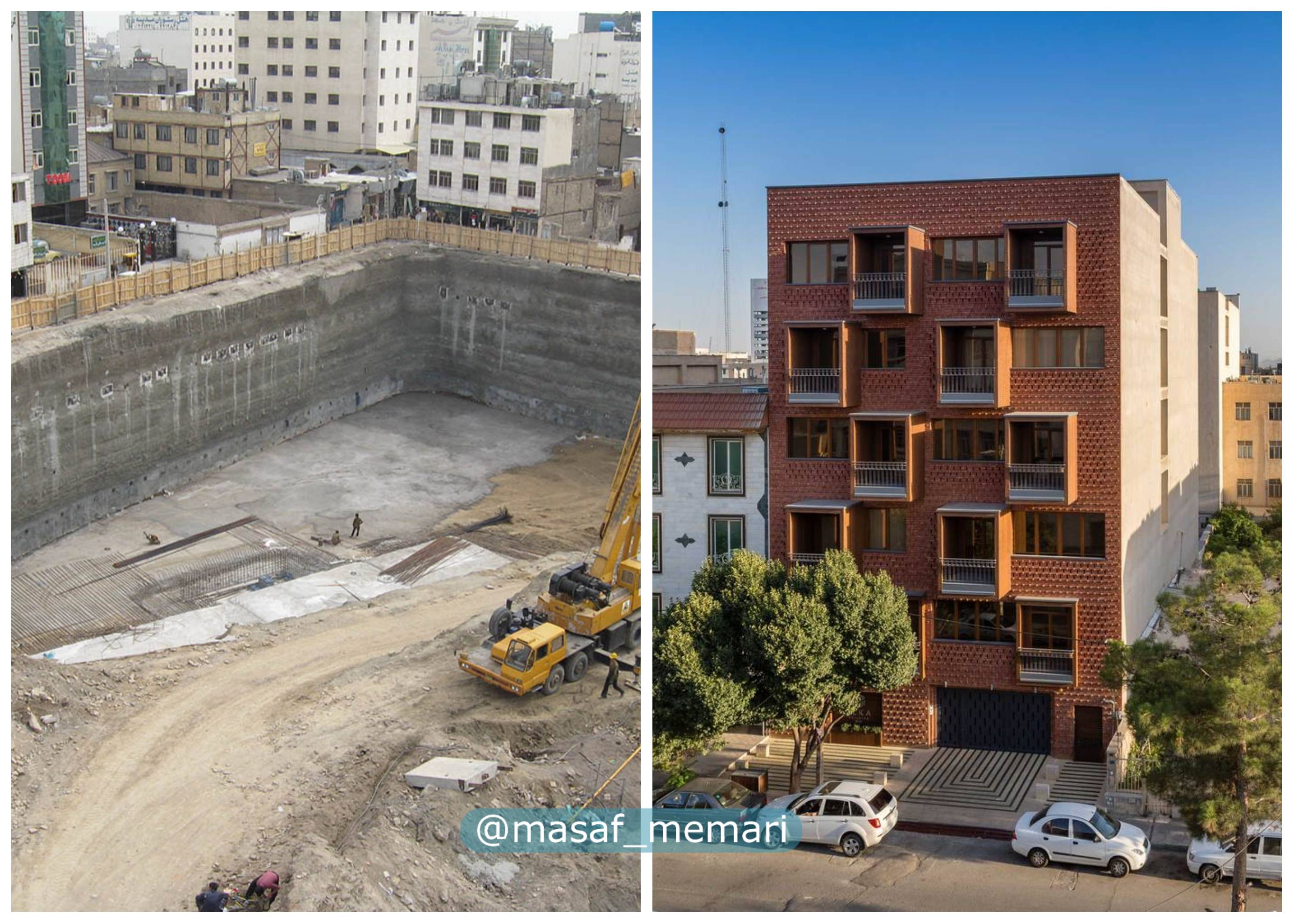 مراحل ساخت ساختمان