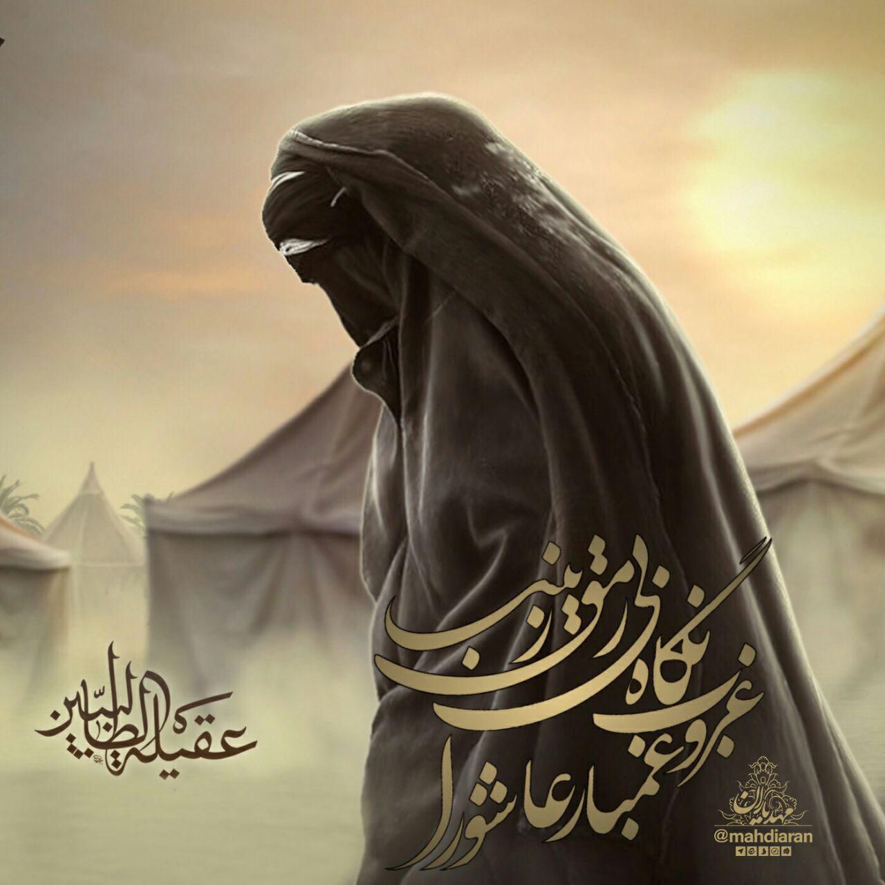 غروب غمبار عاشورا، نگاه بی رمق زینب