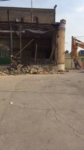 تخریب مسجد تاریخی