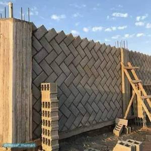 خلاقیت در بلوک چینی دیوار